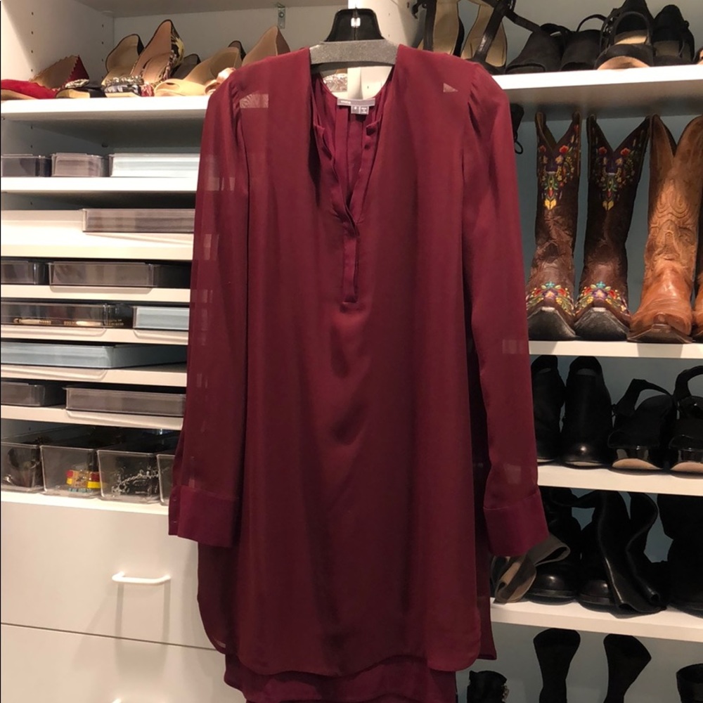 Maroon Vince Dress